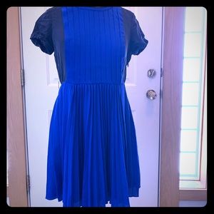 Juicy Couture color block pleated dress sz 4
